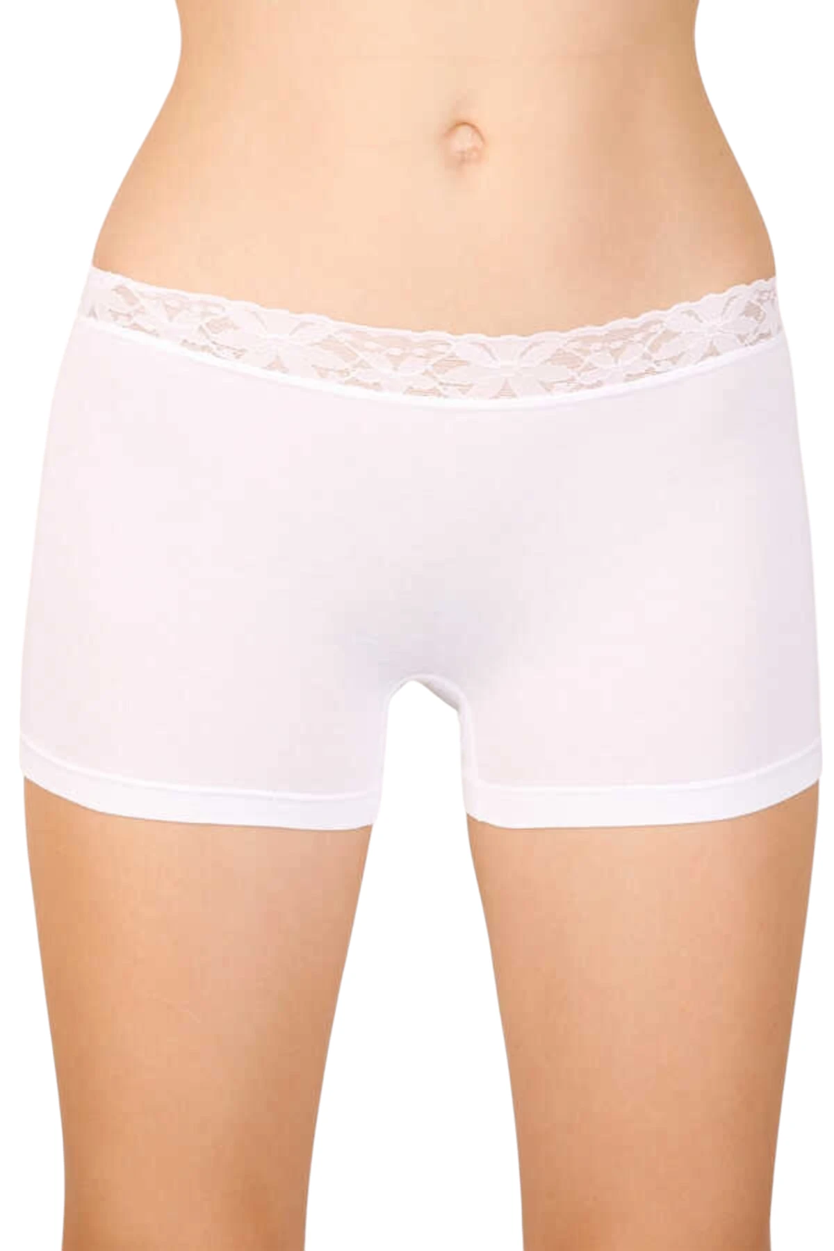 Berrak Dantelli Pamuklu Kadın Boxer