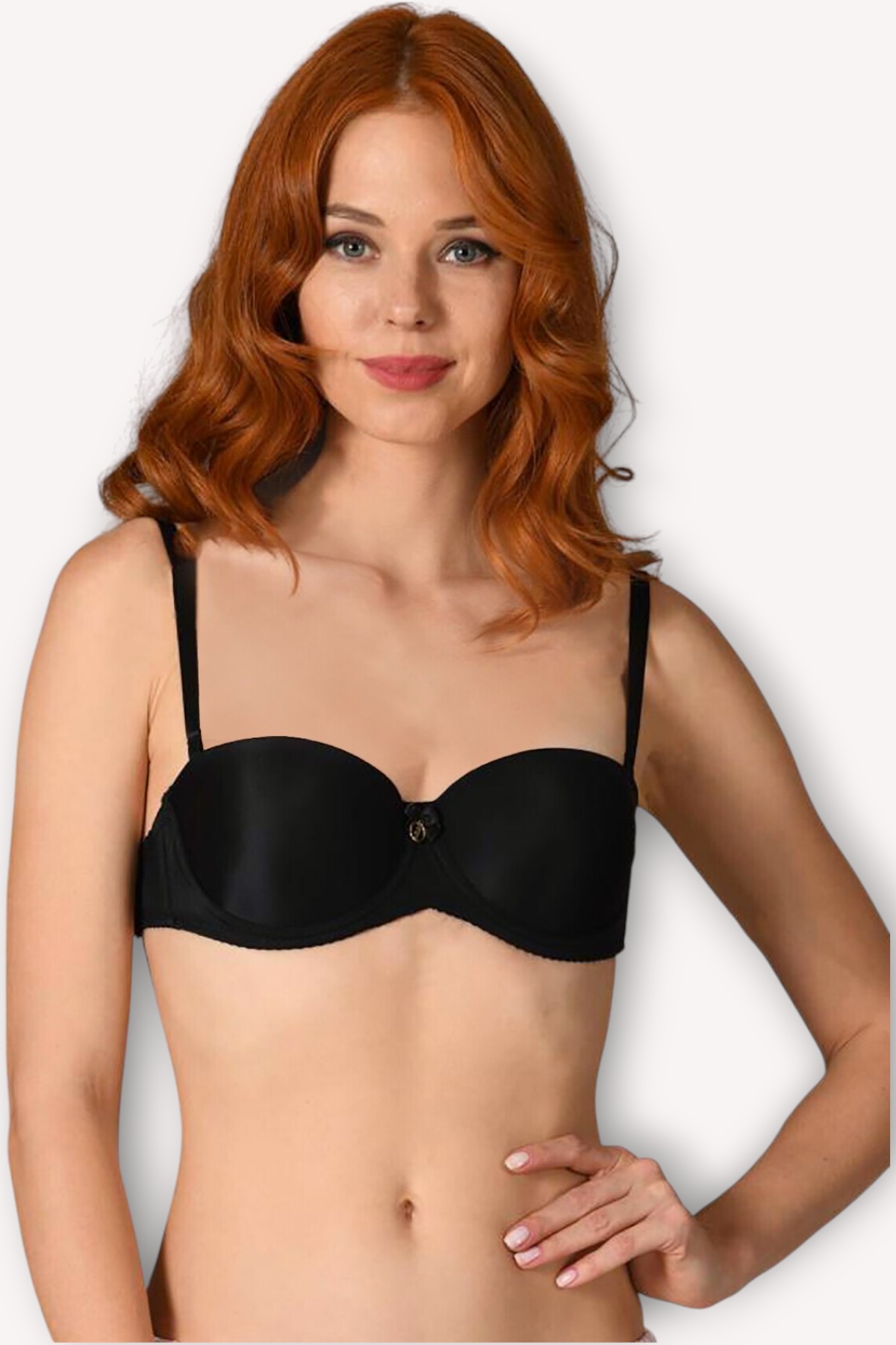 NBB Siyah Destekli Straplez Sütyen NBB Siyah Destekli Straplez Sütyen