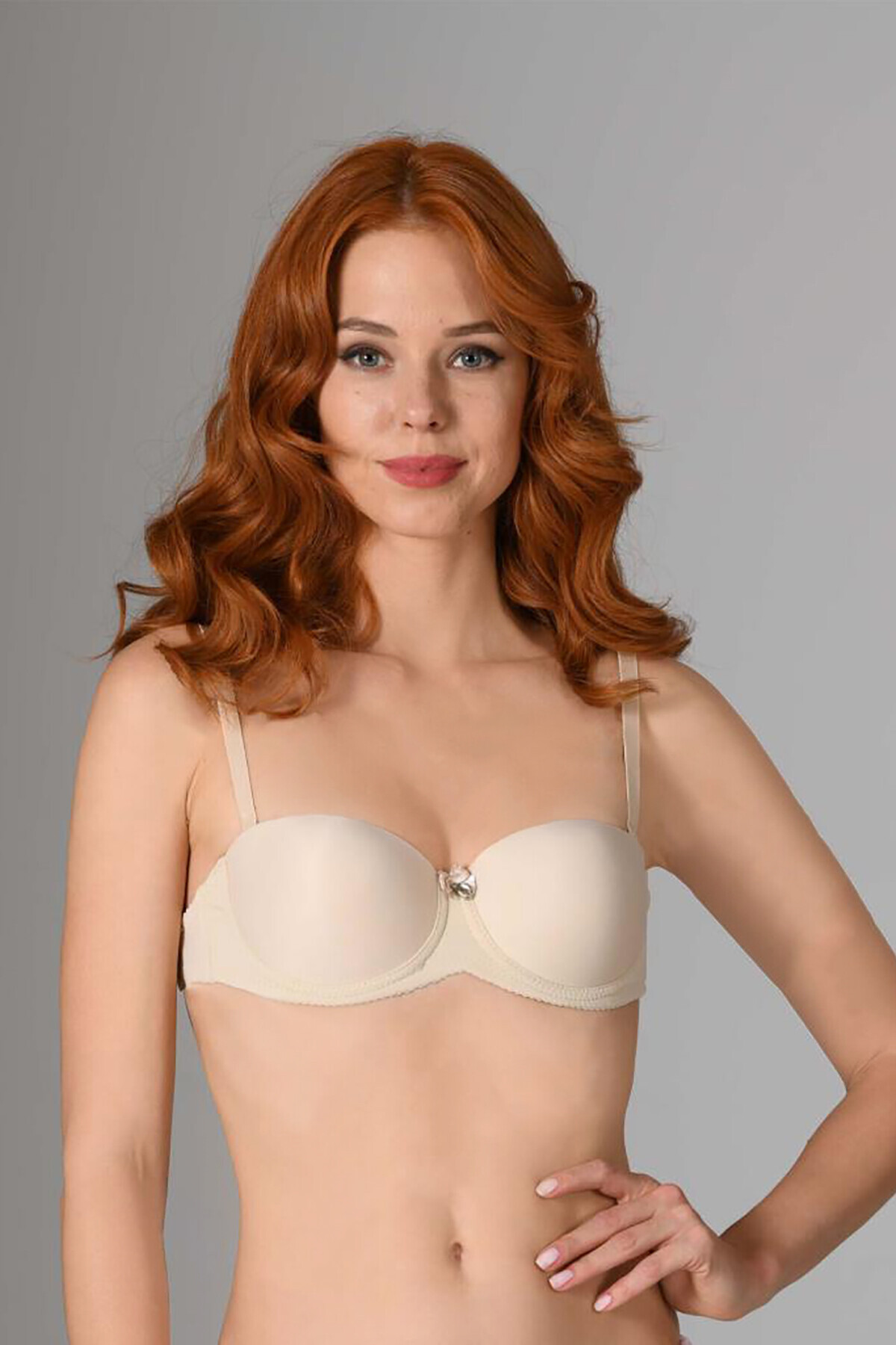 NBB Ten Rengi Destekli Straplez Sütyen NBB Ten Rengi Destekli Straplez Sütyen