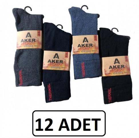 6'lı Erkek Siyah Termal Çorap