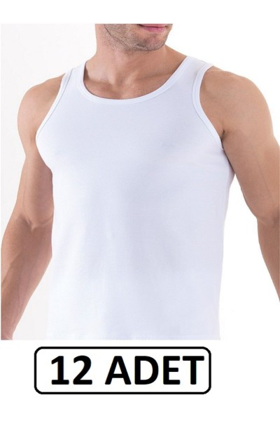 Başaran Yıldız %100 Pamuk Ekonomik Erkek Askılı Atlet 12 ADET