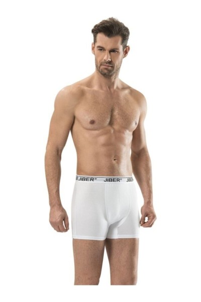 Erkek 3 Adet Gri Likralı Stretch Boxer 156 BEYAZ-L