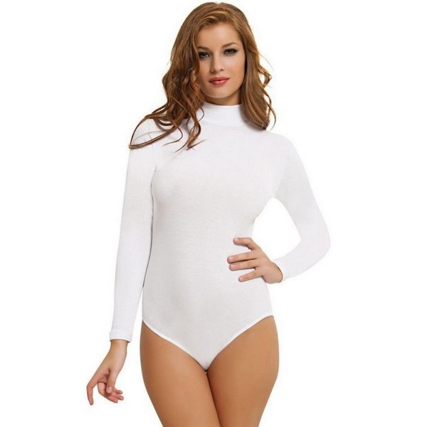 NBB 2960 UZUN KOL CITCITLI BODY BEYAZ-L