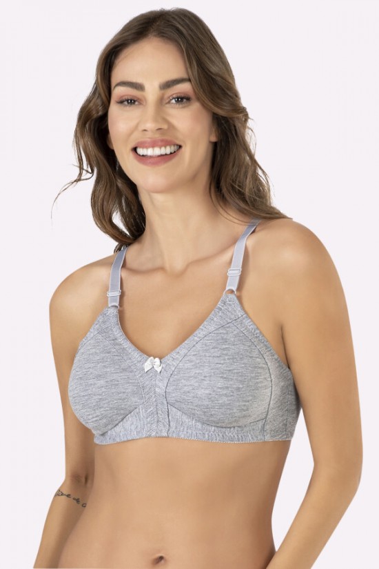 Nbb Penye Toparlayıcı Gri Sütyen