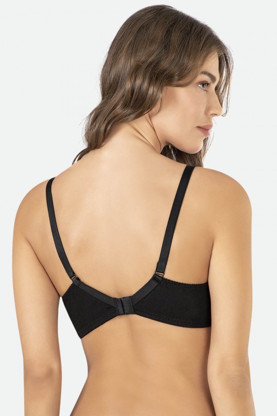 Nbb Penye Toparlayıcı Siyah Sütyen