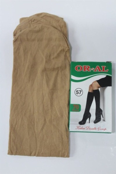 ORAL YEŞİL KUTU 70 DEN DİZALTI 12'Lİ TEN-Standart